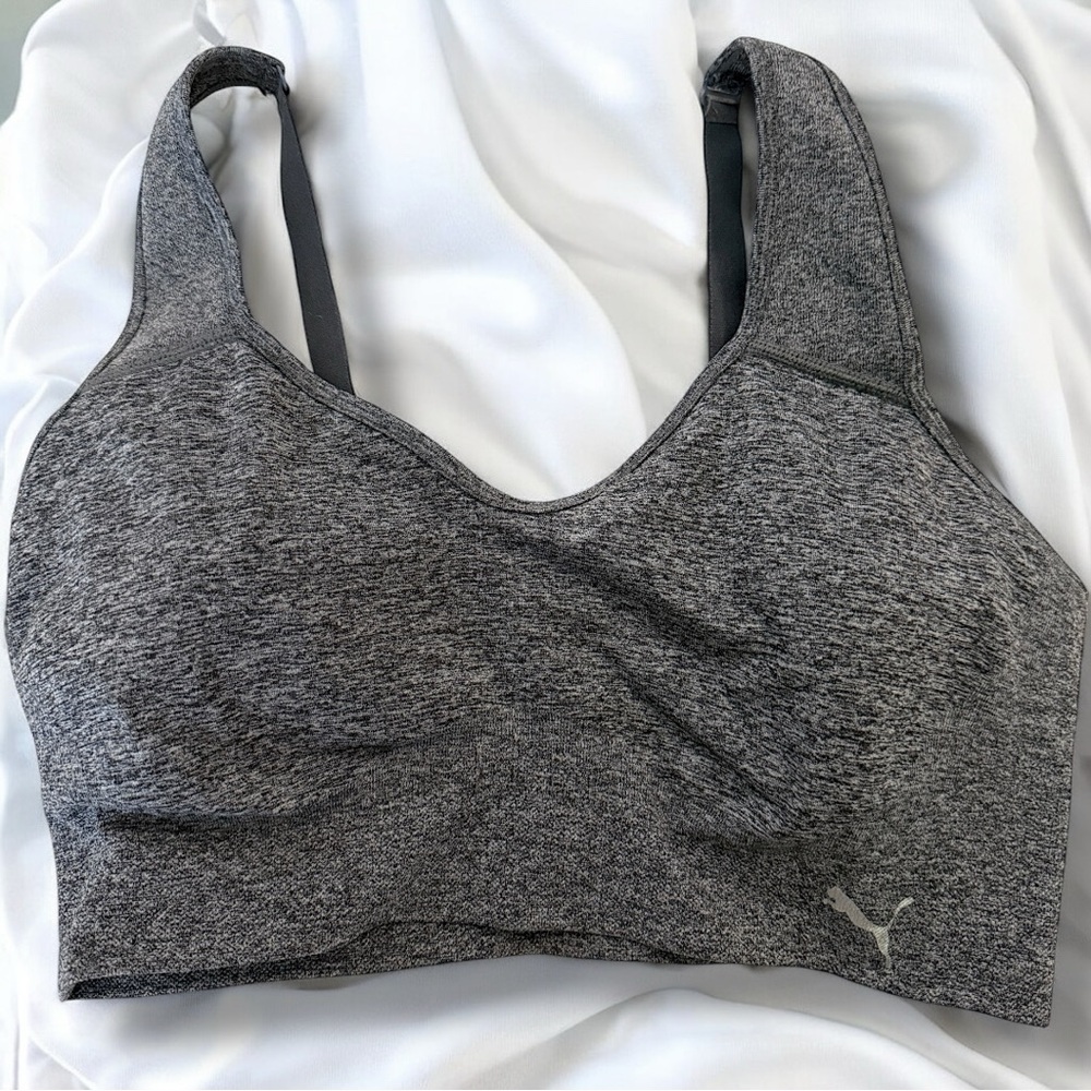 Puma Women's Gray Sports Bra XL